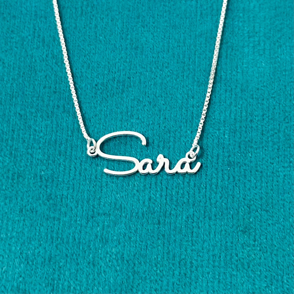 Colar nome personalizado 45 cm. - Kalon Joias