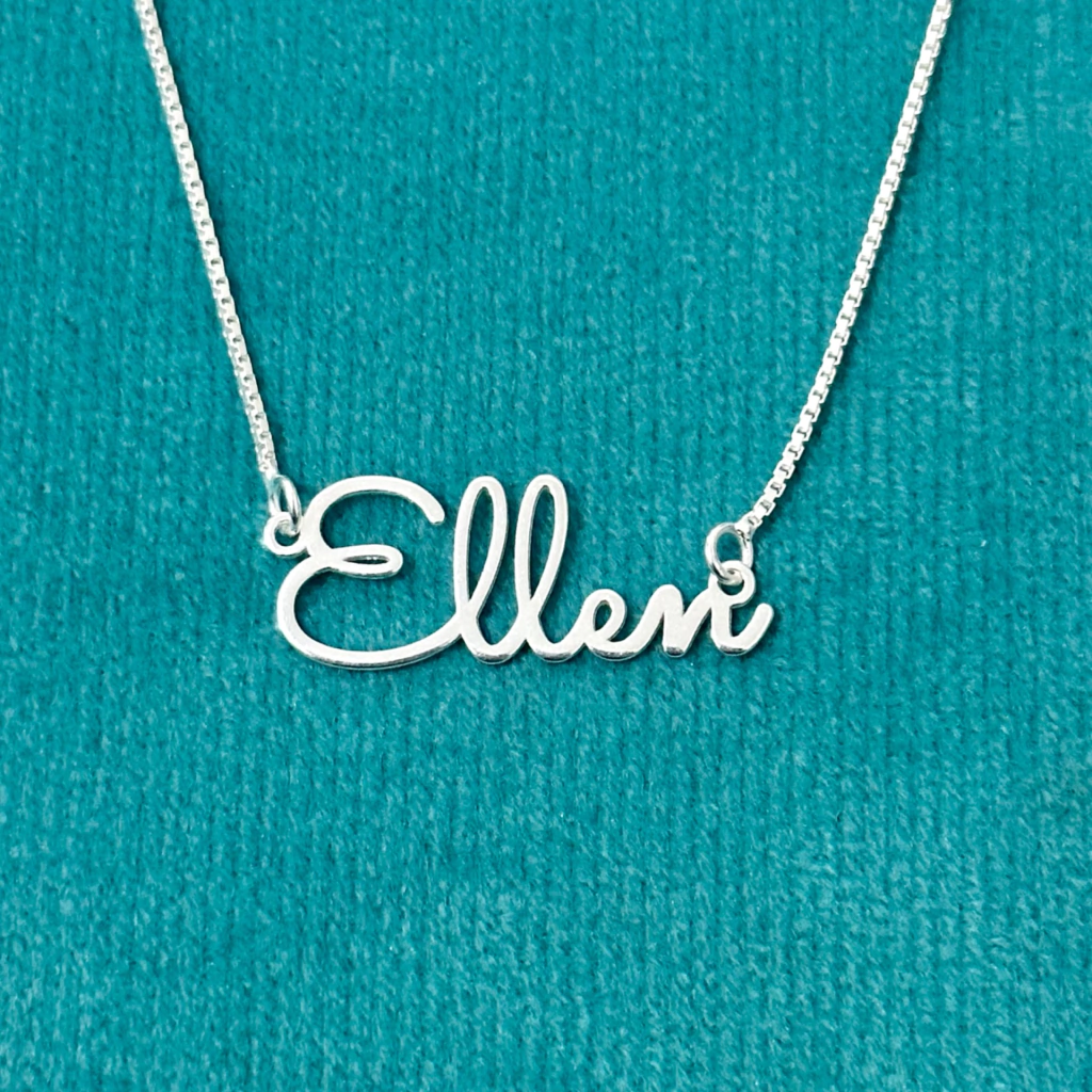 Colar nome personalizado 45 cm. - Kalon Joias