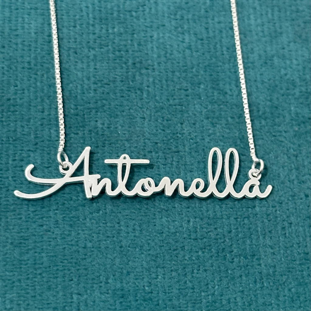 Colar nome personalizado 45 cm. - Kalon Joias
