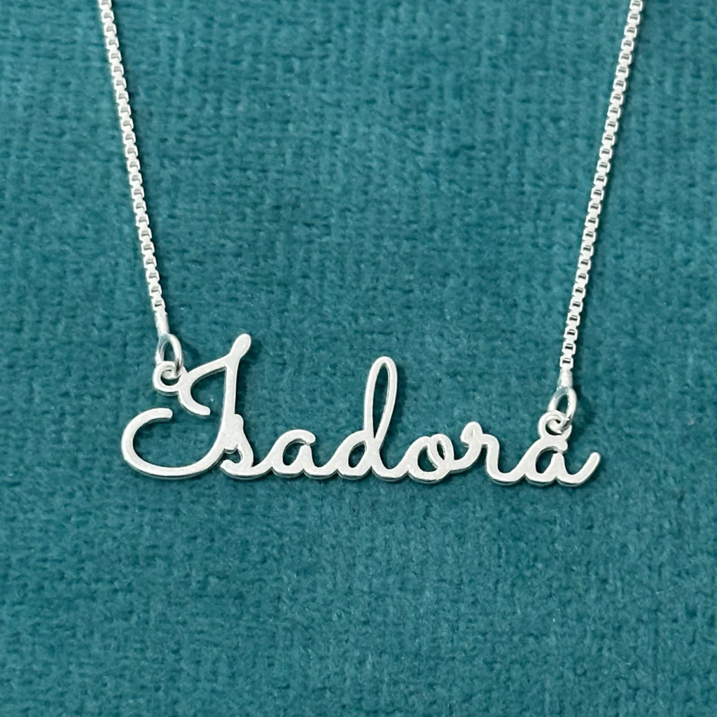 Colar nome personalizado 45 cm. - Kalon Joias