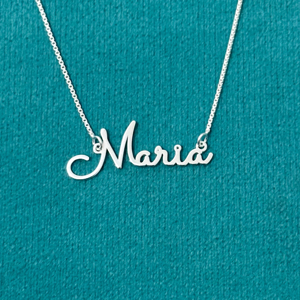 Colar nome personalizado 45 cm. - Kalon Joias