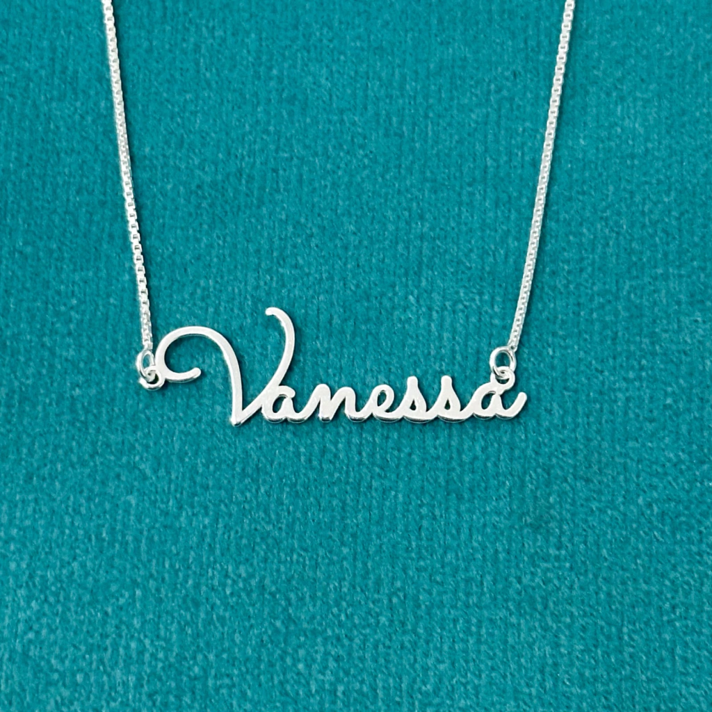 Colar nome personalizado 45 cm. - Kalon Joias