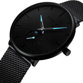 Relógio Masculino Casual Metálico Luxo Ultra Fino - Kalon Joias