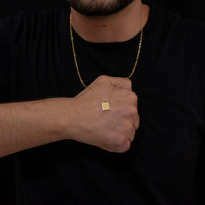 Corrente Escapulário Estrela de Davi Cartier Banhado a Ouro 18k