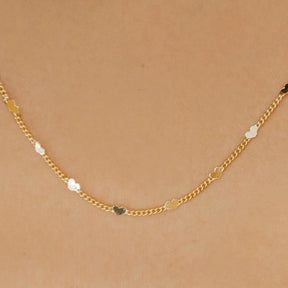 Colar Coração Banhado a Ouro 18K