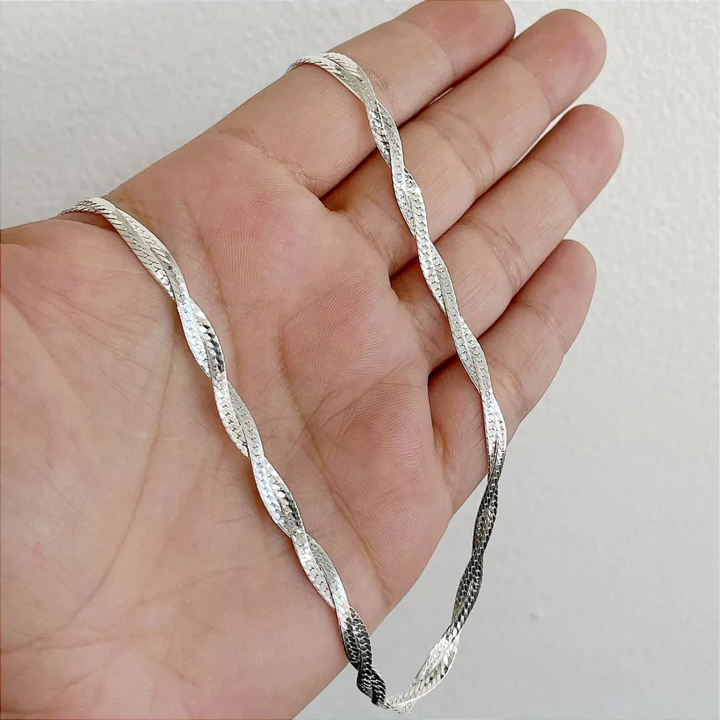 Colar 2 fios 45 cm. - Kalon Joias
