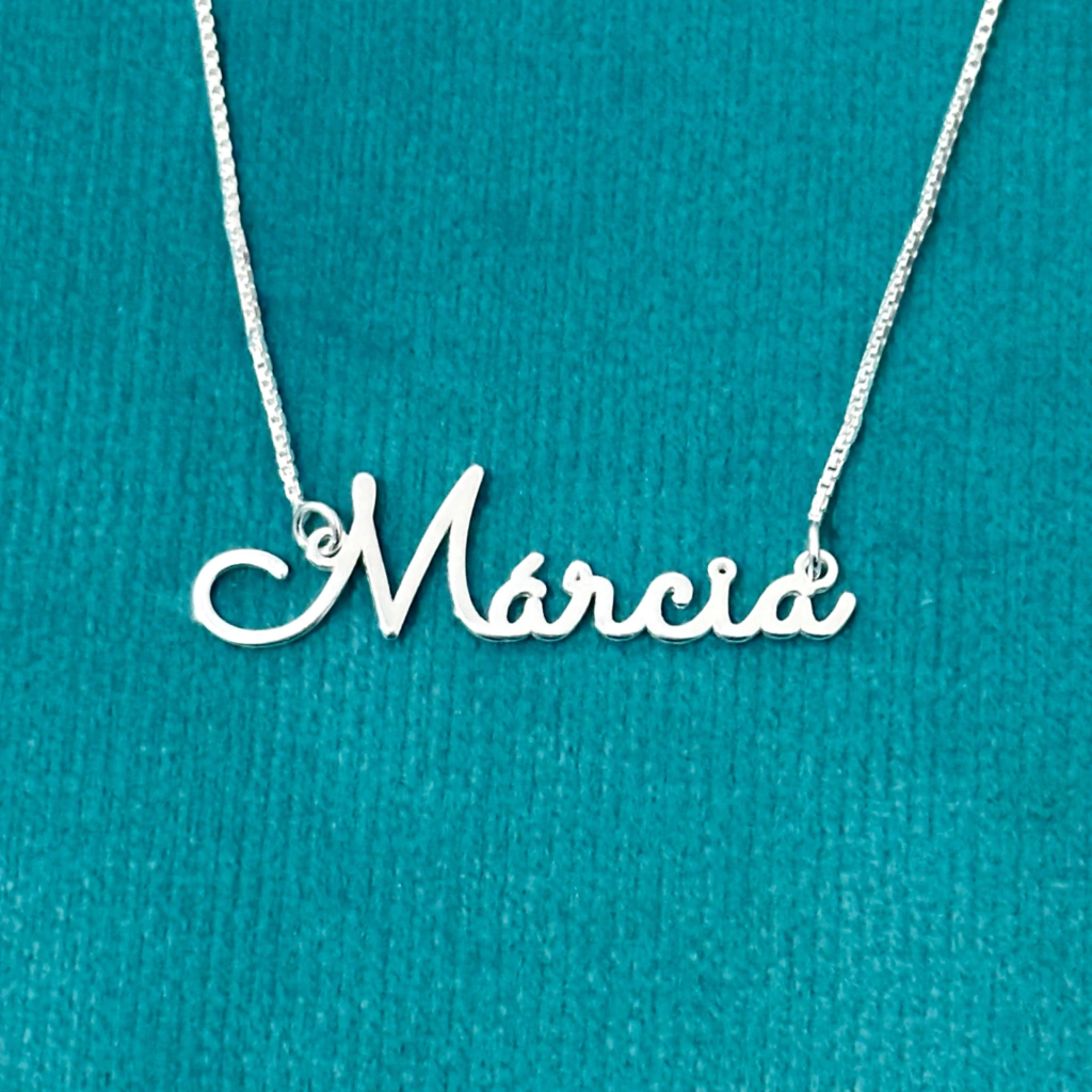 Colar nome personalizado 40 cm. - Kalon Joias