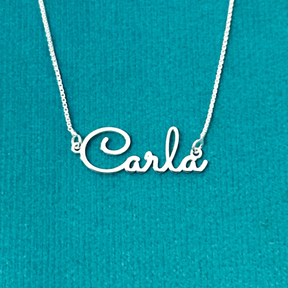 Colar nome personalizado 40 cm. - Kalon Joias