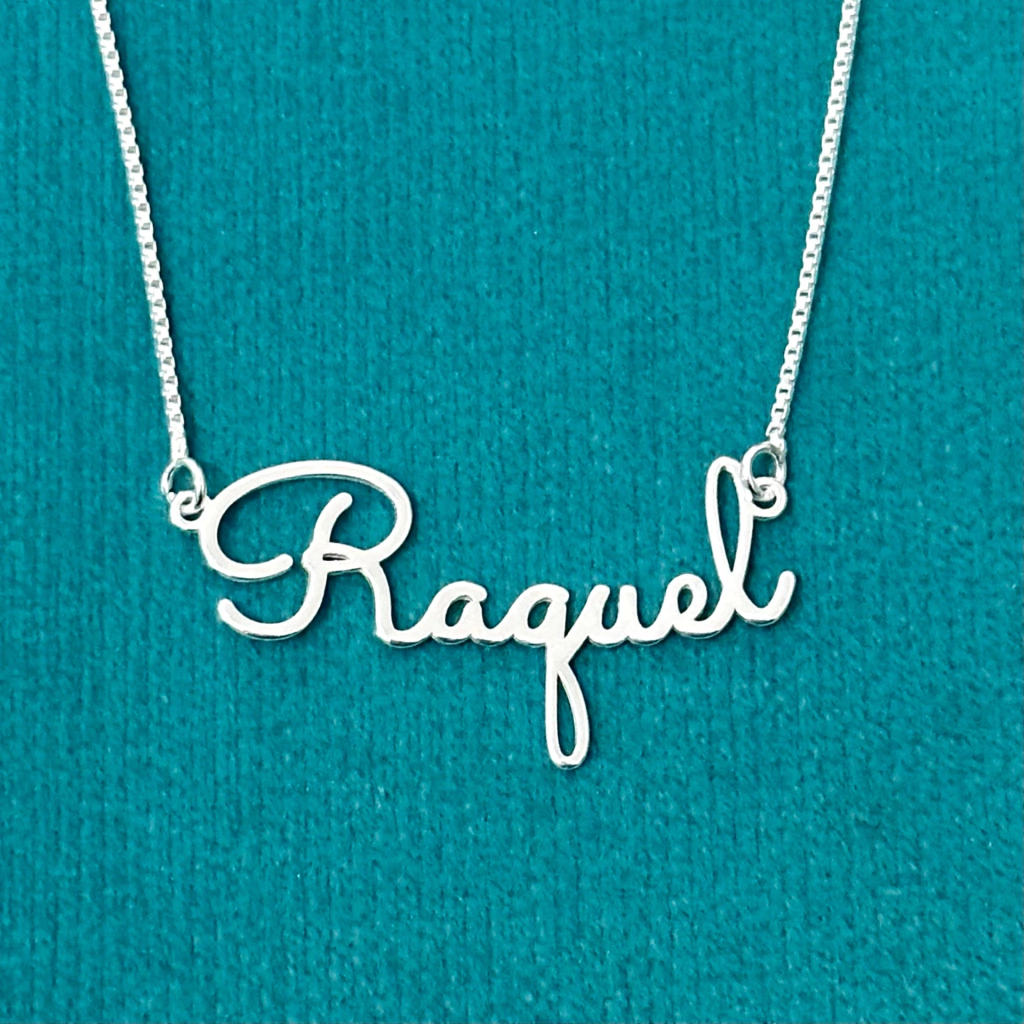 Colar nome personalizado 40 cm. - Kalon Joias