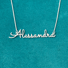 Colar nome personalizado 45 cm. - Kalon Joias