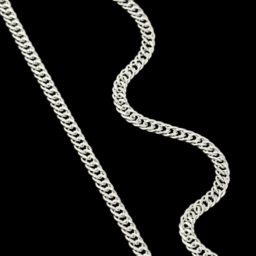Corrente elo duplo 60 cm. 3.1 mm. - Kalon Joias