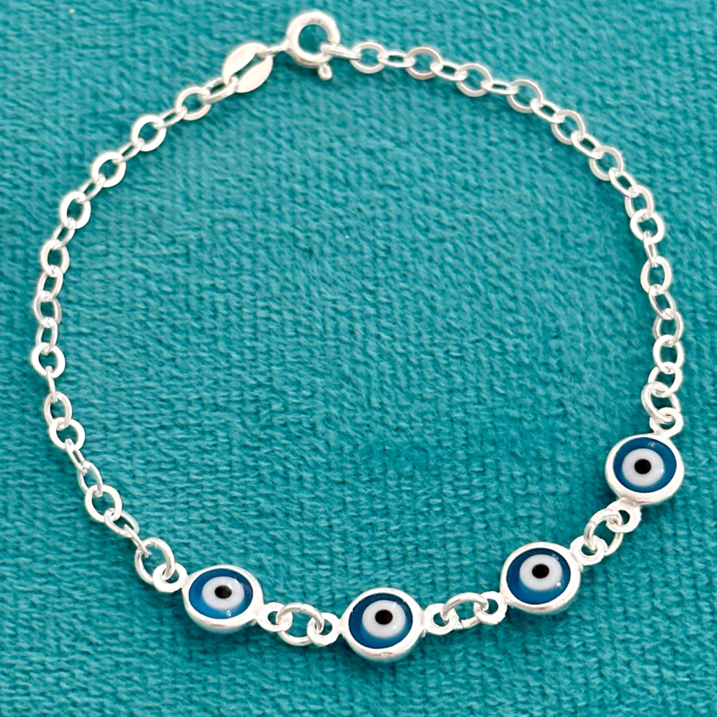 Pulseira 4 olhos juntos - Kalon Joias