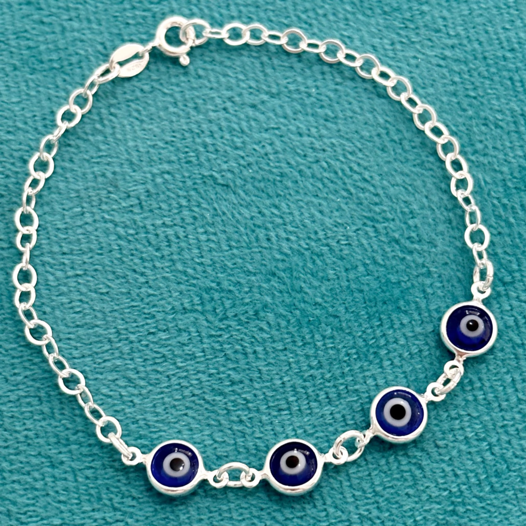 Pulseira 4 olhos juntos - Kalon Joias