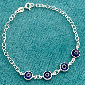 Pulseira 4 olhos juntos - Kalon Joias