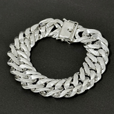 Pulseira elo duplo 18 mm. fecho gaveta - Kalon Joias