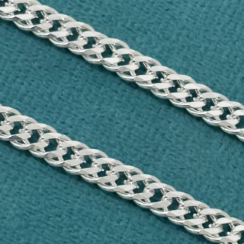 Pulseira elo duplo 5.5 mm. - Kalon Joias