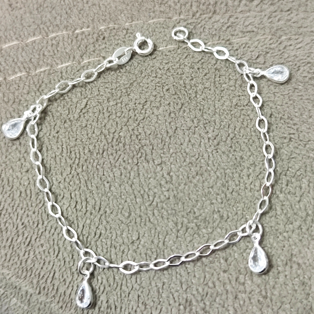 Pulseira gotas pendurada - Kalon Joias