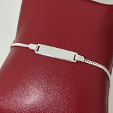 Pulseira placa infantil grumet - Kalon Joias