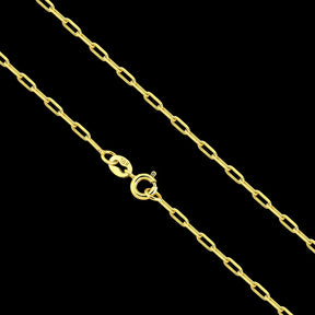 Corrente Masculina Cordão + Pingente Cruz Face Jesus Cristo Banhado a Ouro 18k