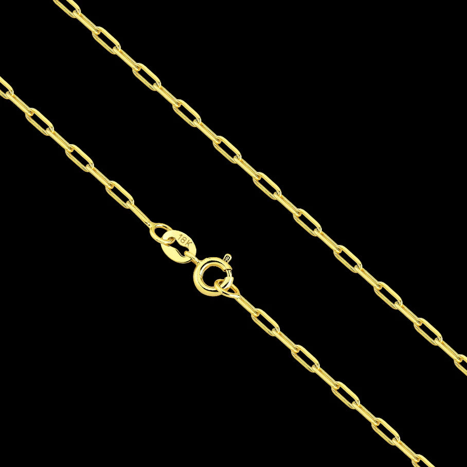 Corrente Masculina Cordão + Pingente Cruz Face Jesus Cristo Banhado a Ouro 18k