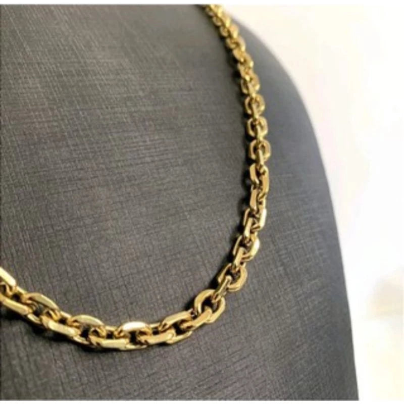 Corrente Cartier GROSSA Banhada a Ouro 18K