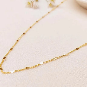 Colar Coração Banhado a Ouro 18K