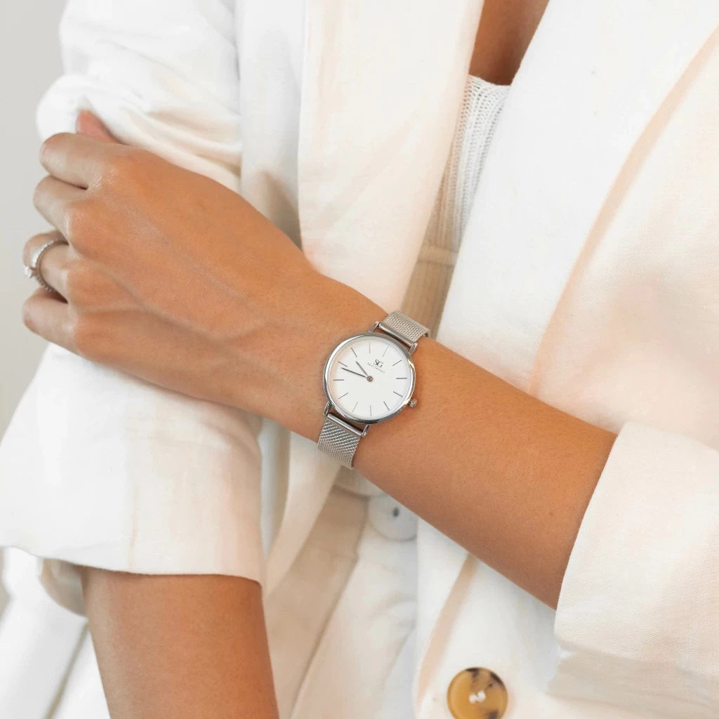 Relógio Feminino Harlem Silver 32mm - Kalon Joias