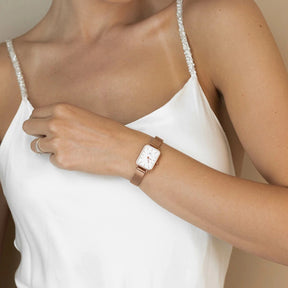 Relógio Feminino Square Nolita Rosé Gold - Kalon Joias